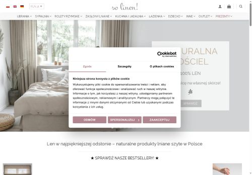So linen! Monika Różańska Nina Wojciechowska s.c.